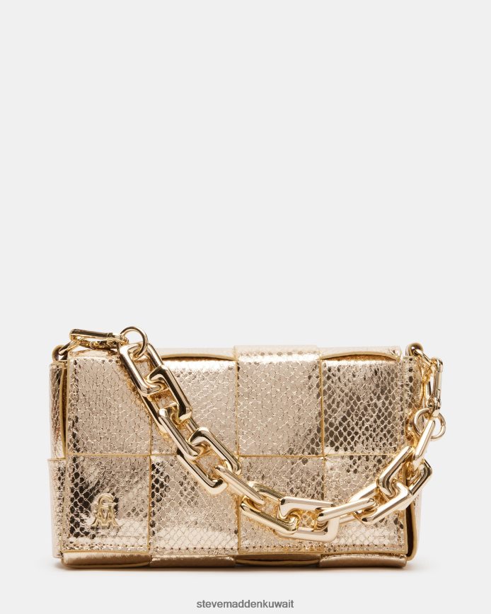 Steve Madden للجنسين com.bmarvell ثعبان الذهب شنطة 6JPNNF421
