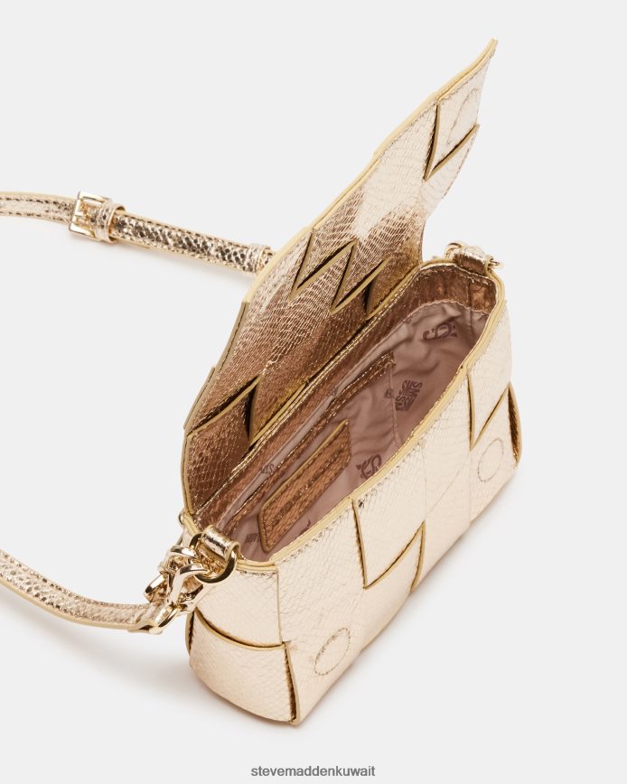 Steve Madden للجنسين com.bmarvell ثعبان الذهب شنطة 6JPNNF421