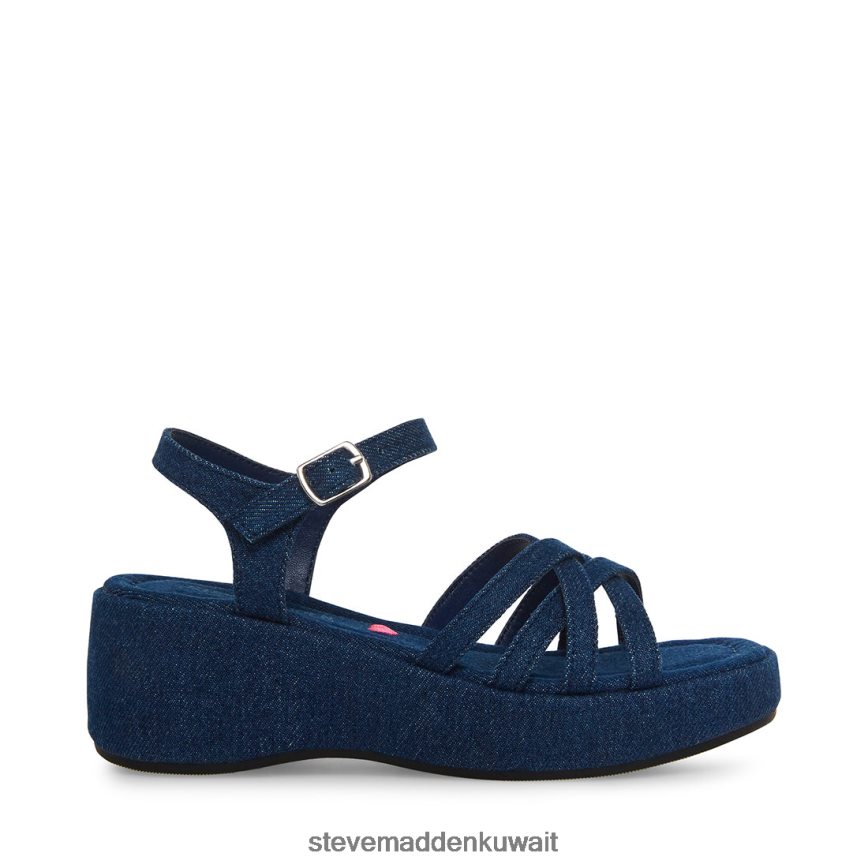 Steve Madden أطفال com.jcrazy قماش الدنيم أحذية 6JPNNF1148
