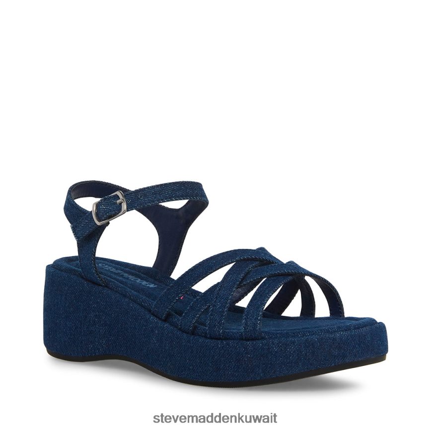 Steve Madden أطفال com.jcrazy قماش الدنيم أحذية 6JPNNF1148