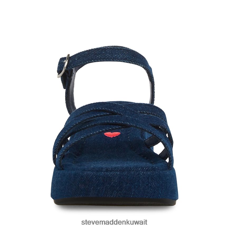 Steve Madden أطفال com.jcrazy قماش الدنيم أحذية 6JPNNF1148