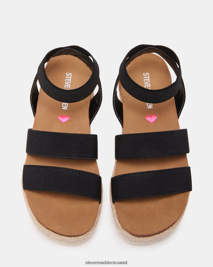 Steve Madden أطفال com.jkimmie أسود أحذية 6JPNNF1161