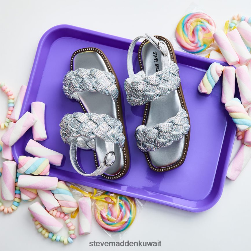 Steve Madden أطفال com.jnewbie فضة أحذية 6JPNNF1093
