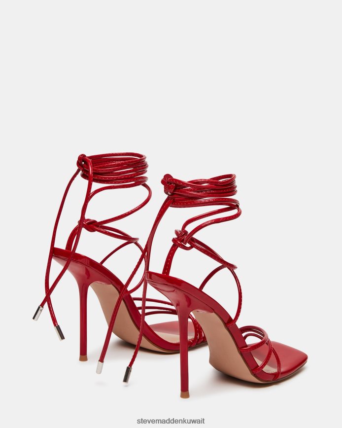 Steve Madden نحيف evita براءة اختراع حمراء أحذية 6JPNNF506