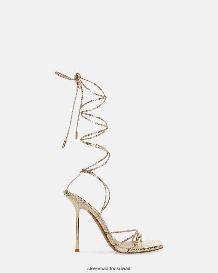 Steve Madden نحيف evita ثعبان الذهب أحذية 6JPNNF553