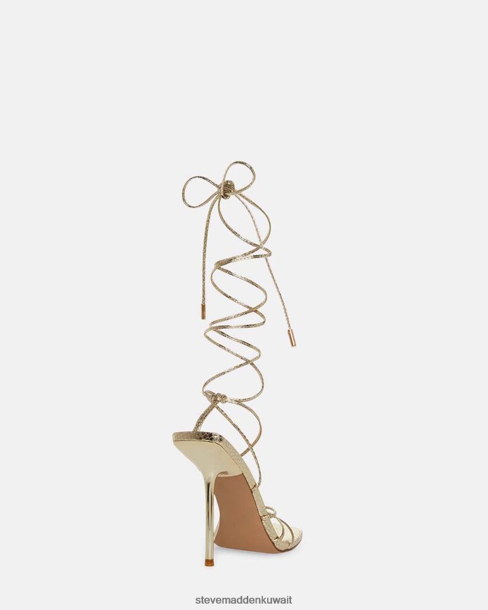 Steve Madden نحيف evita ثعبان الذهب أحذية 6JPNNF553