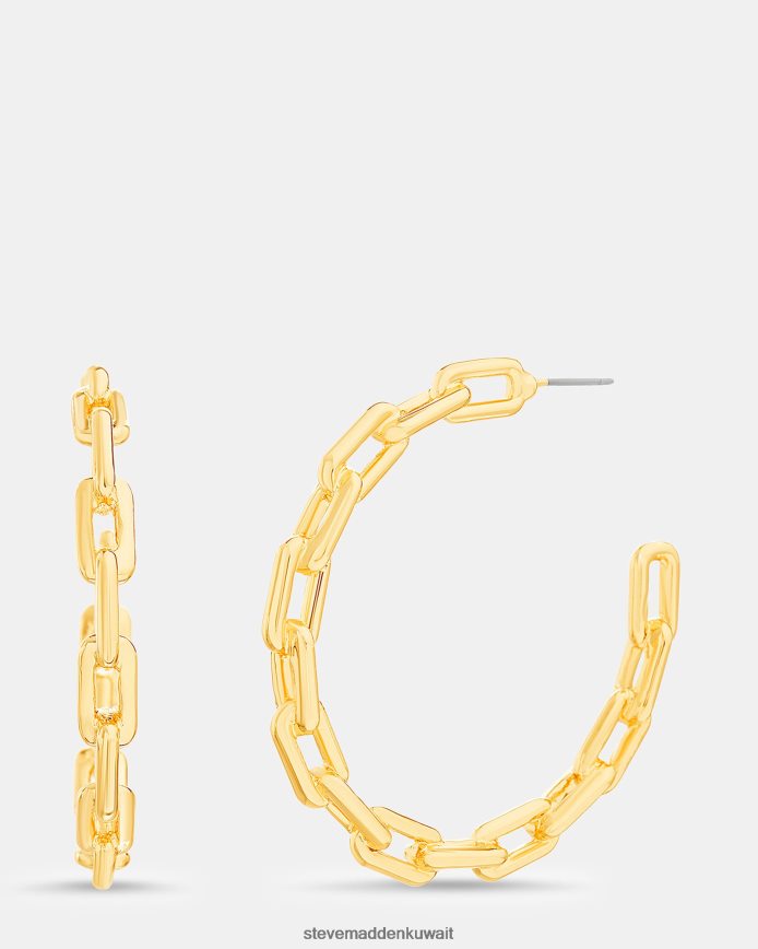 Steve Madden للجنسين hoopchn ذهب ملحق 6JPNNF807