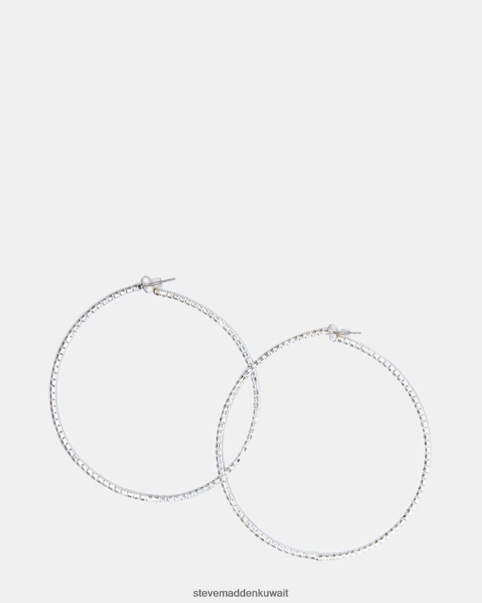 Steve Madden للجنسين hoopcrys فضة ملحق 6JPNNF812