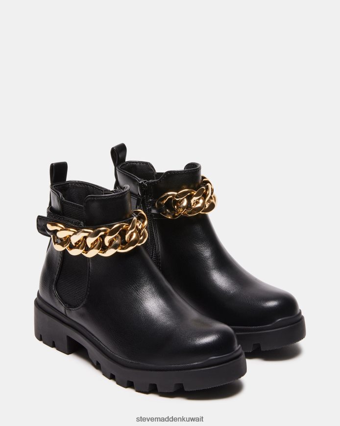 Steve Madden أطفال jamuletc أسود أحذية 6JPNNF1125