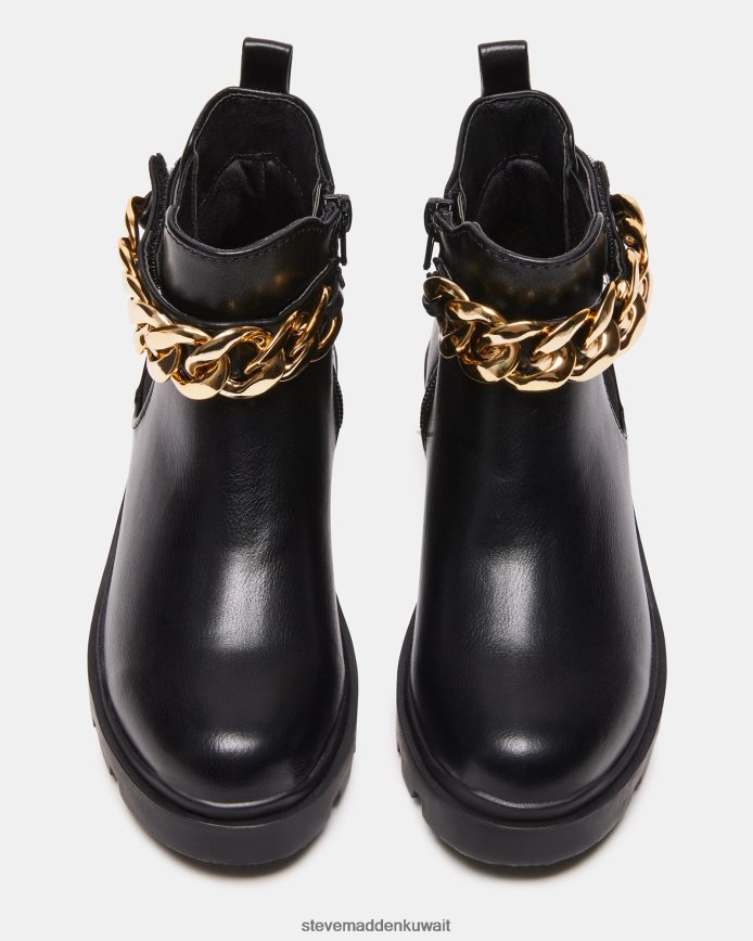 Steve Madden أطفال jamuletc أسود أحذية 6JPNNF1125