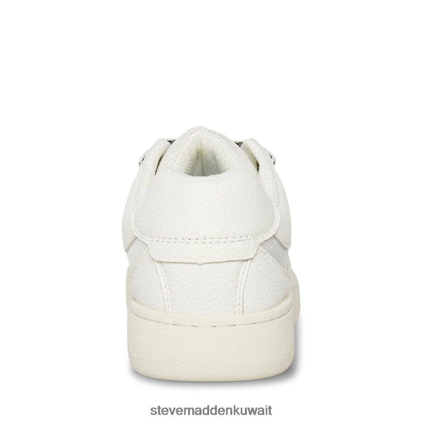 Steve Madden رجال jayme جلد أبيض أحذية 6JPNNF913