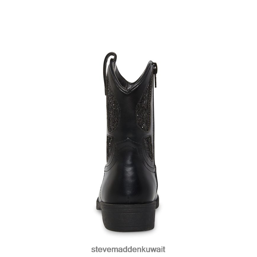 Steve Madden أطفال jhayward أسود أحذية 6JPNNF1169