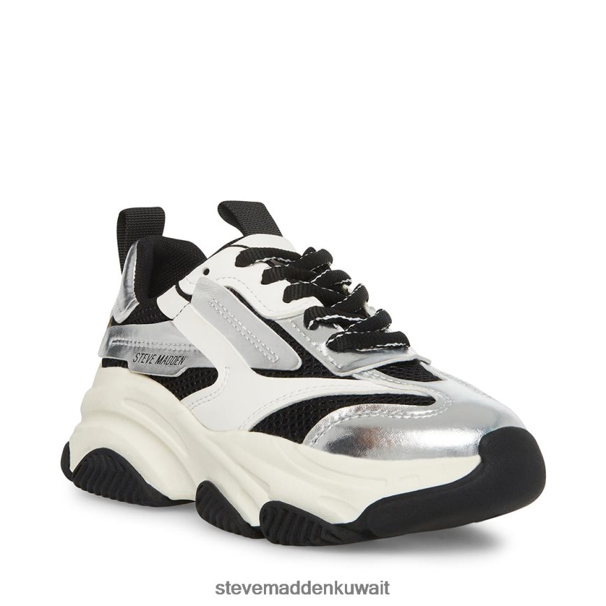 Steve Madden أطفال jposses متعددة الفضة أحذية 6JPNNF1095