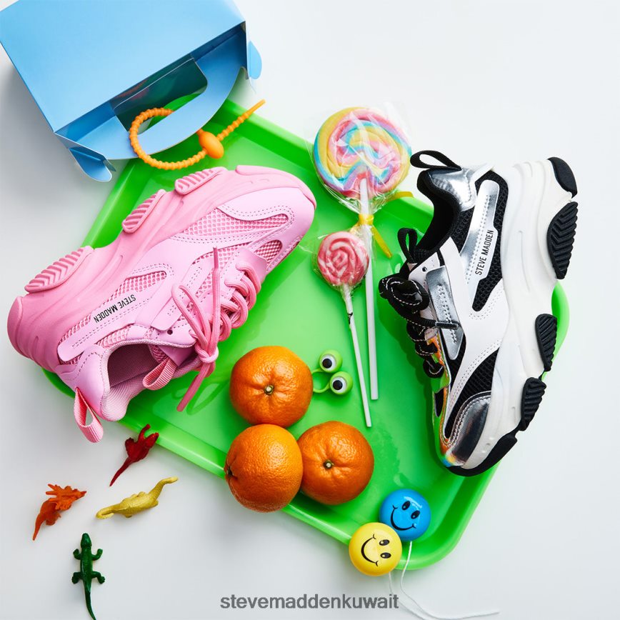 Steve Madden أطفال jposses متعددة الفضة أحذية 6JPNNF1095