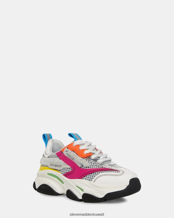 Steve Madden أطفال jposses متعددة مشرقة أحذية 6JPNNF1101