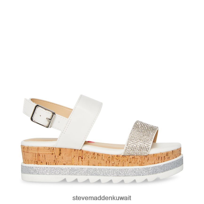 Steve Madden أطفال jtristaa أبيض أحذية 6JPNNF1100