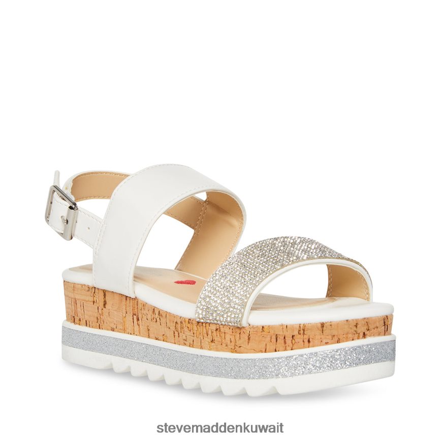Steve Madden أطفال jtristaa أبيض أحذية 6JPNNF1100