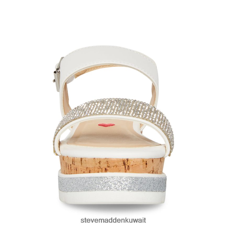 Steve Madden أطفال jtristaa أبيض أحذية 6JPNNF1100