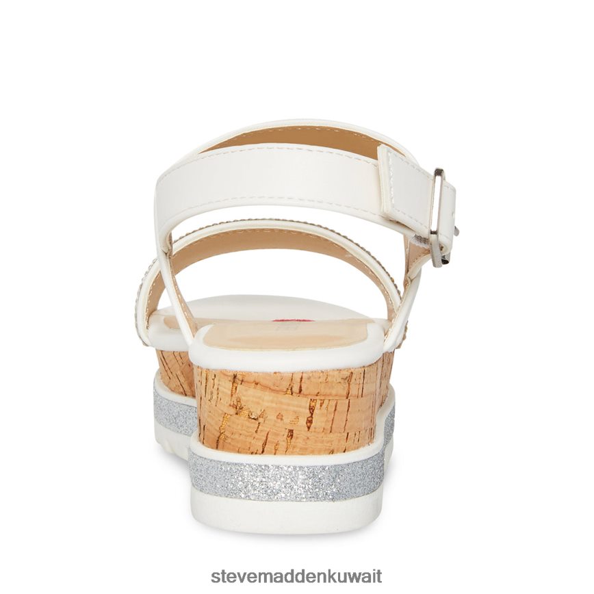 Steve Madden أطفال jtristaa أبيض أحذية 6JPNNF1100