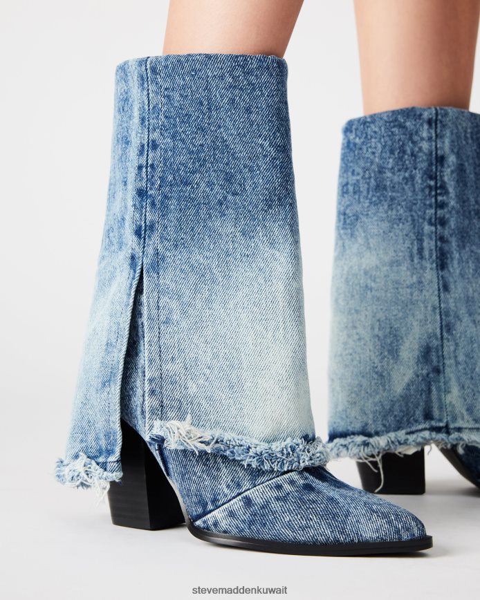 Steve Madden نحيف livvy قماش الدنيم أحذية 6JPNNF523