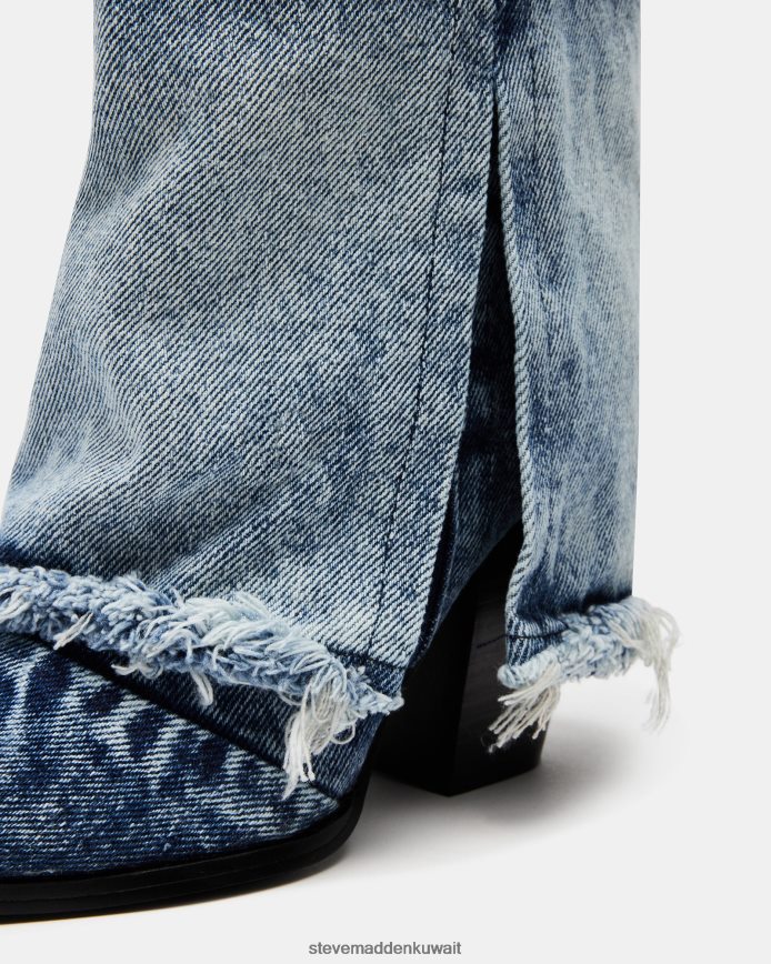 Steve Madden نحيف livvy قماش الدنيم أحذية 6JPNNF523