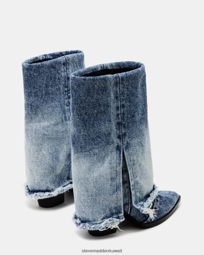 Steve Madden نحيف livvy قماش الدنيم أحذية 6JPNNF523