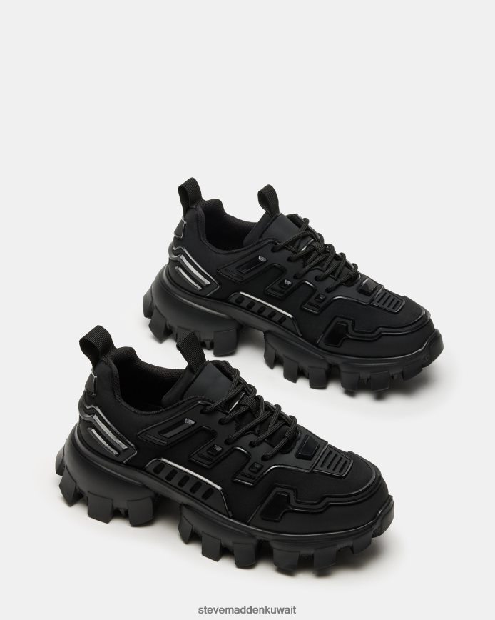 Steve Madden نحيف ponced أسود أحذية 6JPNNF261