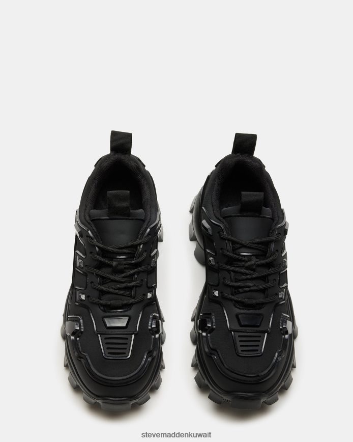 Steve Madden نحيف ponced أسود أحذية 6JPNNF261