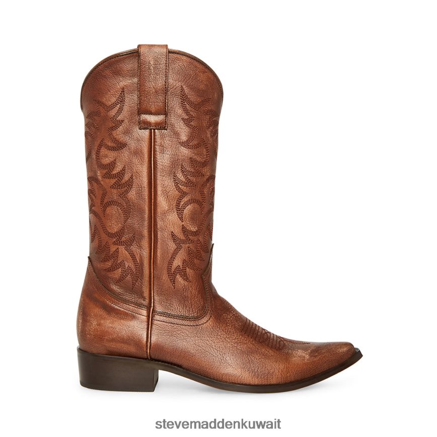 Steve Madden رجال reyy جلد بني أحذية 6JPNNF936