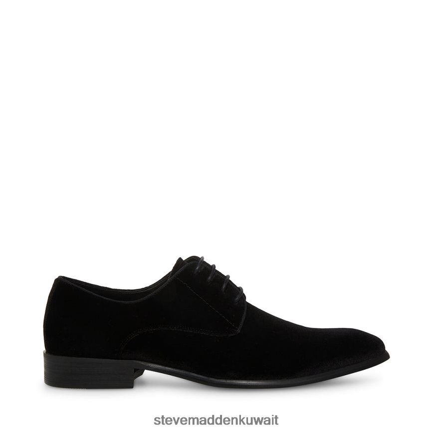 Steve Madden رجال بو-v المخمل الأسود أحذية 6JPNNF1051